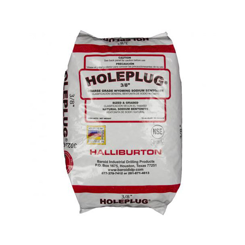 BACKFILL WYOMING SODIUM BENTONITE 3/8" 50LB BAG BAROID IND BARHOLEPLUG3/8