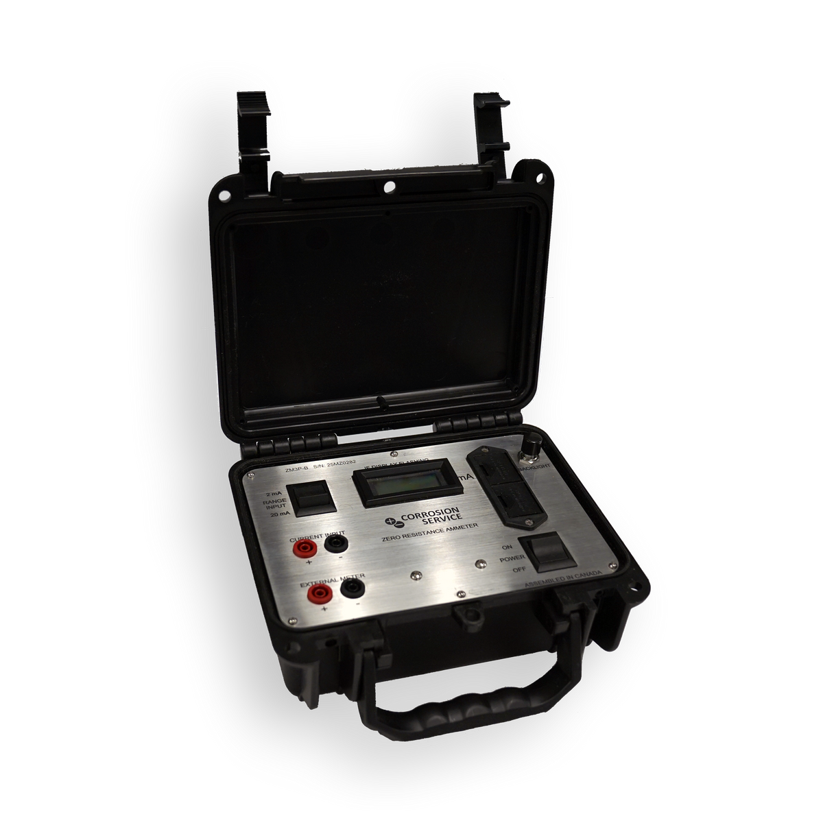 ZERO RESISTANCE AMMETER PORTABLE BATTERY STANDARD RANGE CSCL ZRA VER3 W/ LCD